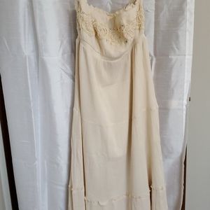Free people strapless dress